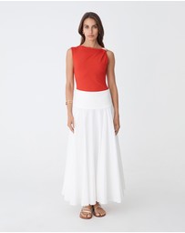 Forcast - Kirsty Bamboo Ruched Top