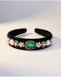 Mossée - Ashy Mixed Stone Headband