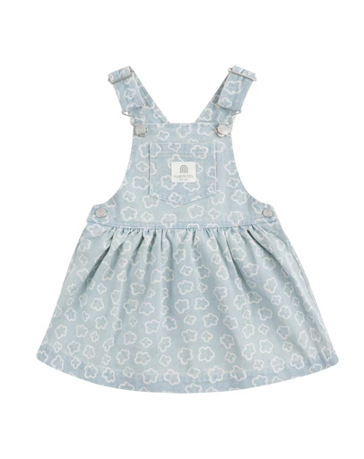 Kynd Baby - Pinafore Washed Denim - Size 2