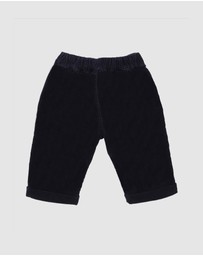 Bebe by Minihaha - Jake Navy Pull On Pants - Babies
