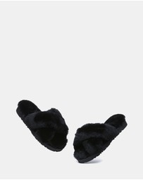 EVERAU - EverAU Ugg Leanna Double Faced Sheepskin Upper House Shoes
