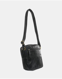 Pierre Cardin - Pierre Cardin Men's Leather Classic Crossbody Bag