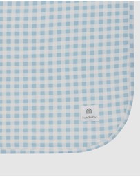 Kynd Baby - Large Stretchy Swaddle in Blue Gingham