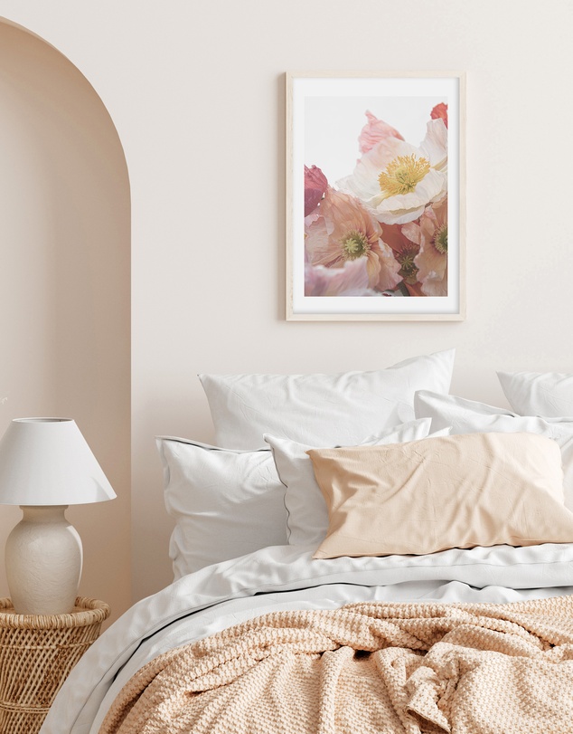Olive et Oriel - Luxe Poppy I Art Print