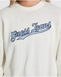GUESS - GUESS JEANS Long Sleeves Crew Neck Sweater