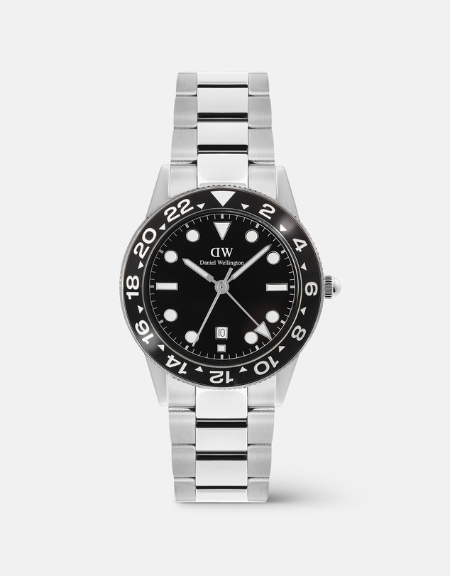 Daniel Wellington - Iconic GMT Link 40mm Ceramic Bezel