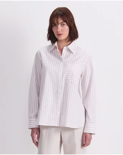 Sportscraft - Logo Stripe Pocket Shirt