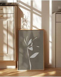 Olive et Oriel - Muted Petals No 6 by Shatha Al Dafai Art Print