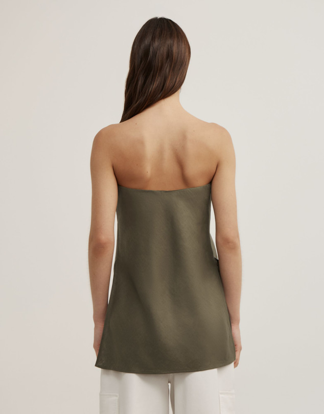 Witchery - Linen Strapless Top