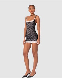 EDIKTED - Vivian Layered Lace Mini Dress