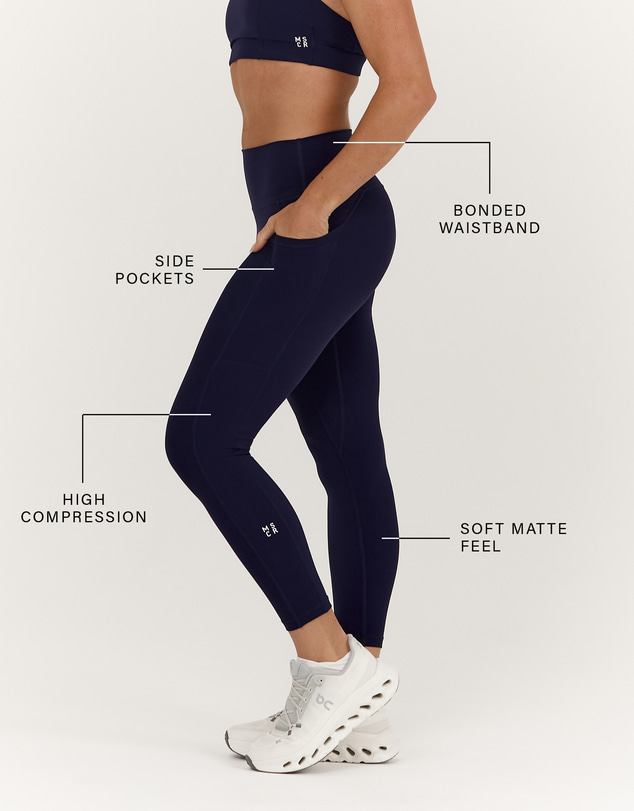Muscle Republic - Sculpt Bonded Waist Pocket 7/8 Leggings