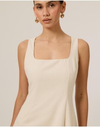 Tussah - Andy Square Neck Midi Dress