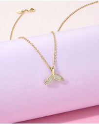 Mestige Kids - Mermaid Shimmer Necklace - 18K Gold Plated