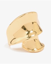 Lovisa - Gold Plated Statement Double Wrap Ring