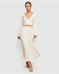 KIVARI - Daphne Rib Knit Skirt