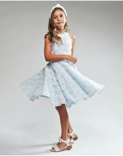 Bardot Junior - Emily Rosette Dress - Kids-Teens
