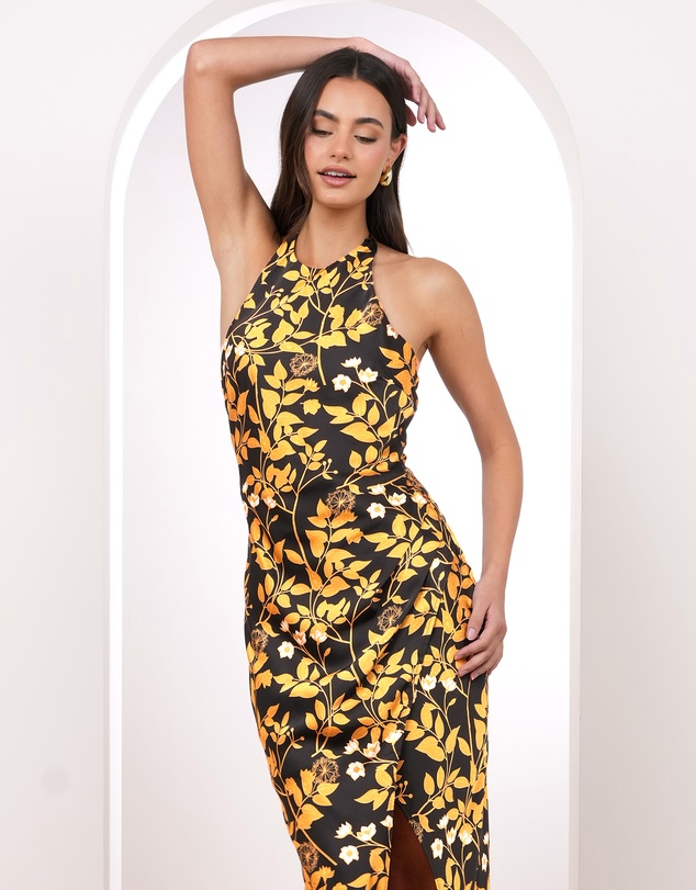 Pilgrim - Hannah Halter Neck Maxi Dress