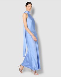 Montique - Azalea Satin Maxi Dress