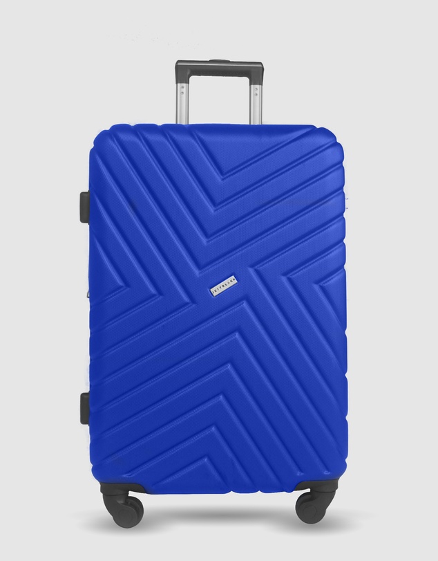 JETT BLACK - Royal Blue Maze Short Stay Luggage Set