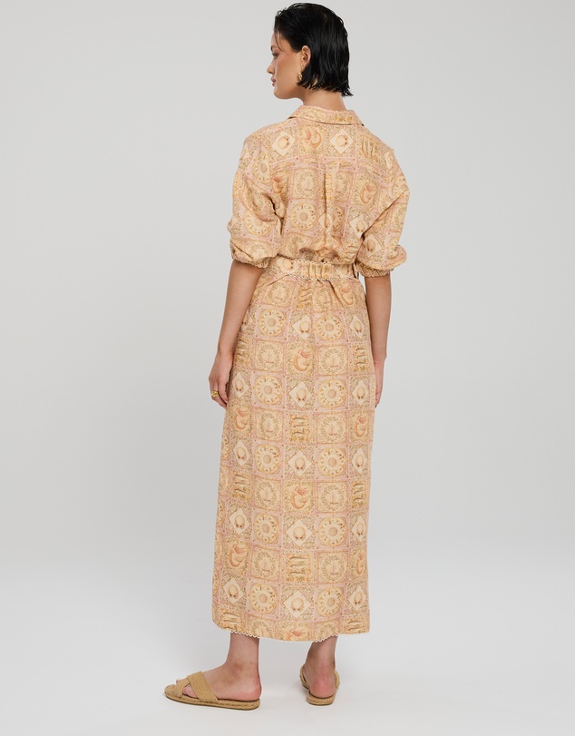 Winona - Morska Button Up Midi Dress