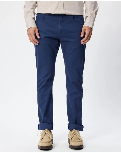 Scotch & Soda - Ralston Cotton-Blend Twill Regular Slim Fit 5-Pocket Pants
