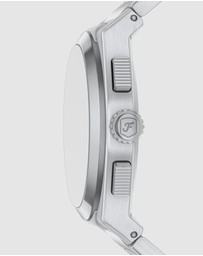 Fossil - Everett Silver Tone Chronograph Watch