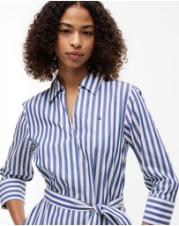 Tommy Hilfiger - Belted Relaxed Midi Shirt Dress