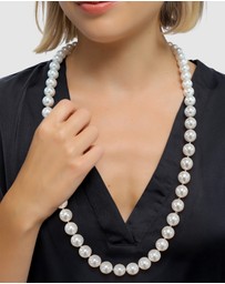 Elli Jewelry - Necklace Shell Pearls 925 Sterling Silver