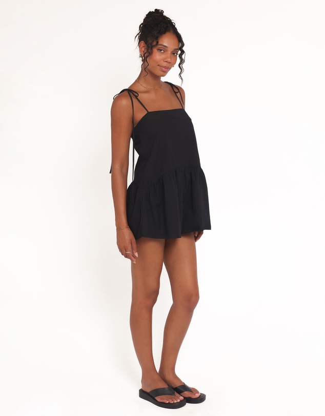 Petal & Pup - Rubie Tie Shoulder Playsuit - Black