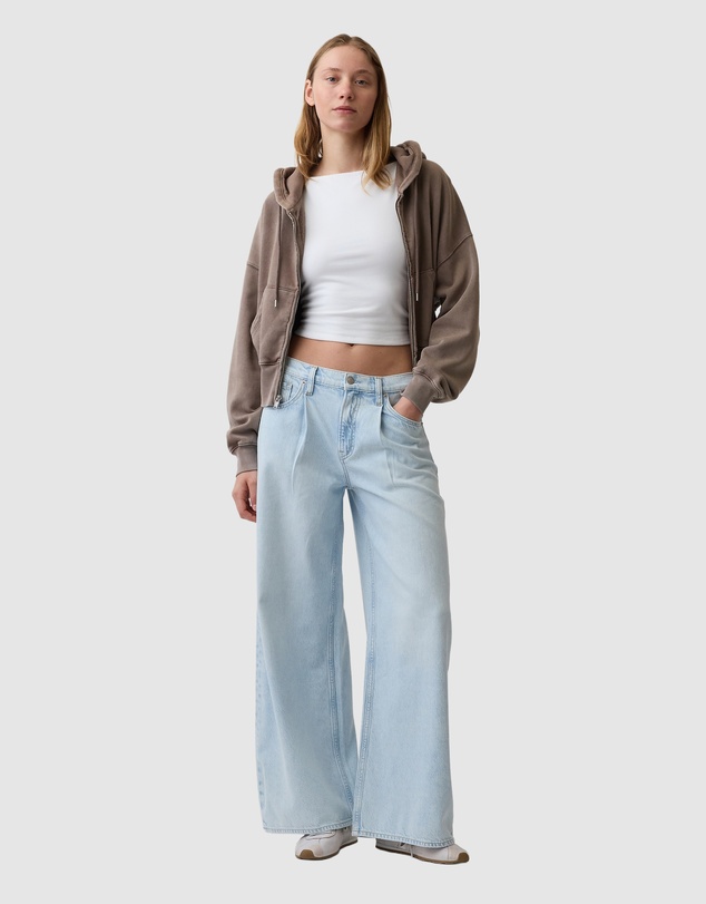 GAP - CCD MR Baggy Doule Pleat LT Dockside Jeans