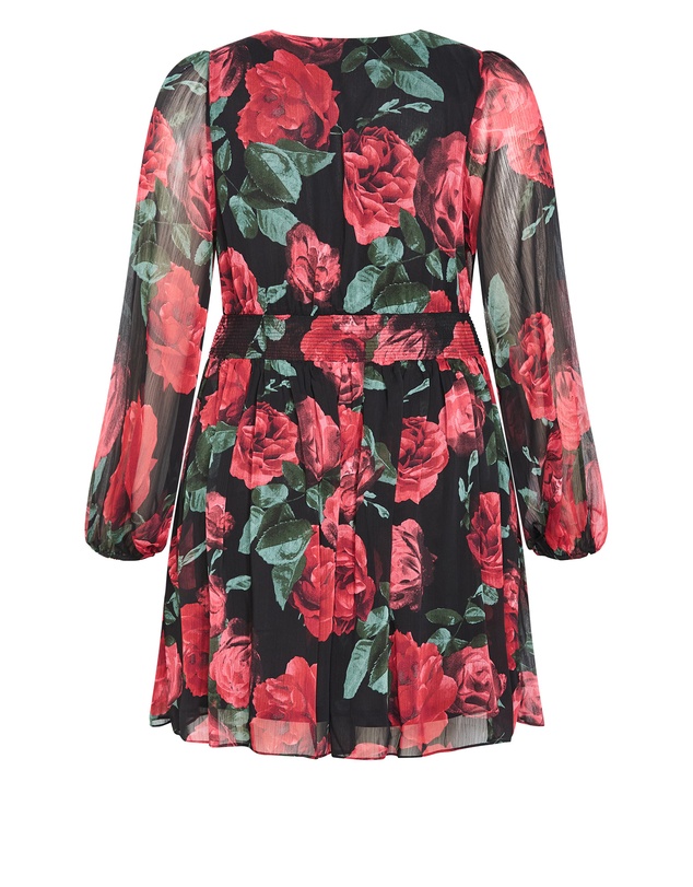 City Chic - Serina Print Mini Dress