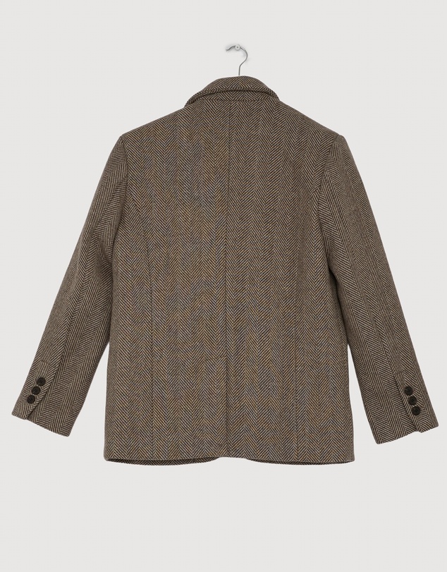 Revibe - Repaired AERE Opal Wool Blend Relaxed Blazer - AU 6