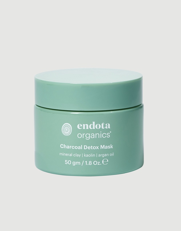 Endota - Organics - Charcoal Detox Mask with brush