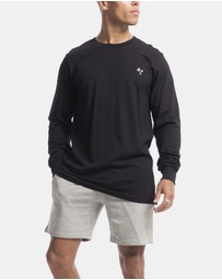 Vacancy Co - Palm Embroidery Long Sleeve Tee