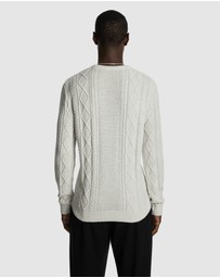 yd. - Jamie Cable Crew Knit Jumper