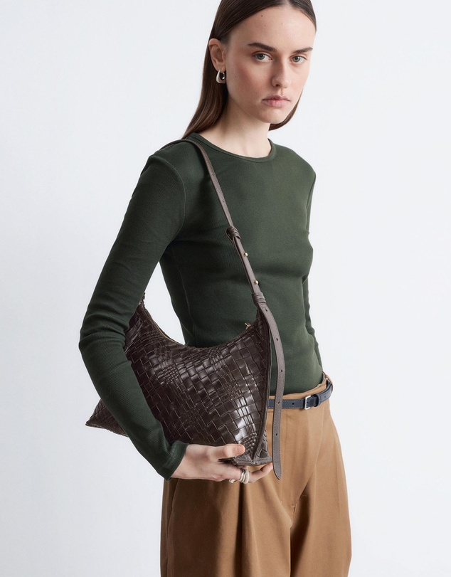 & Other Stories - Interwoven Leather Crossbody Bag