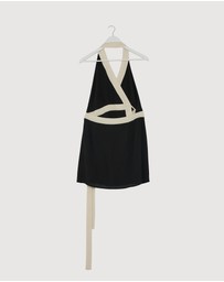 Revibe - Repaired BY JOHNNY. Azaria Wrap Mini Dress - AU 12
