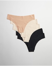 Cotton On Body - 5-Pack Invisible Cheeky Briefs