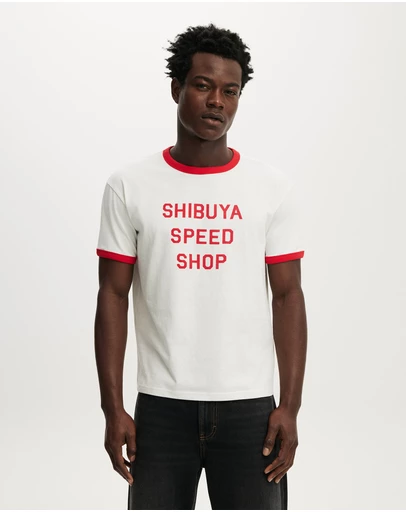 Cotton On - Fitted Graphic T-Shirt