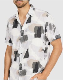 Tarocash - Monet Viscose Abstract Shirt