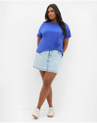 City Chic - Half Tuck Tee