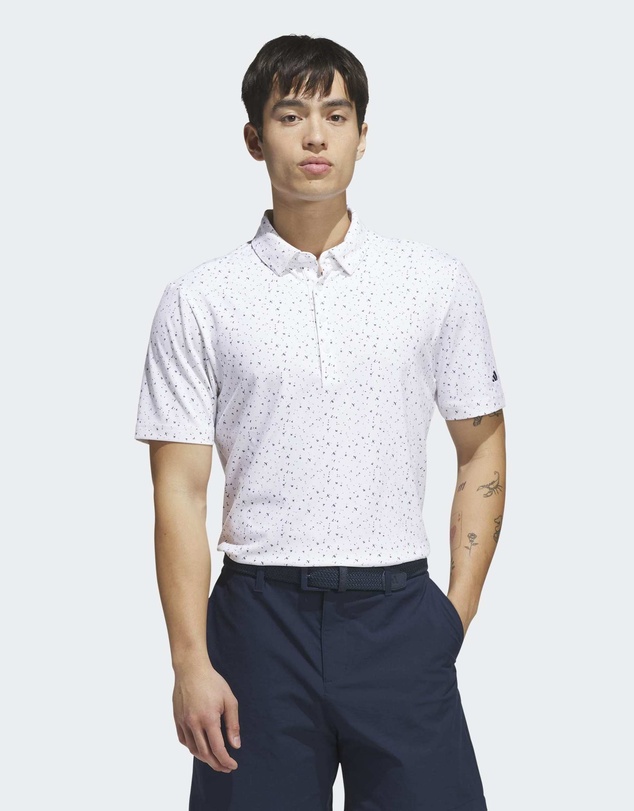 adidas Performance - ULTIMATE365+ CLIMACOOL BUTTERSPUN BREAK OUT PRINT POLO SHIRT Mens