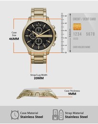 Armani Exchange - Armani Exchange Gold Watch AX2137