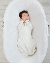 Love to Dream - Swaddle Up 1.0 TOG Stretch Organic Cotton in Cream