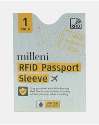 Milleni - Milleni Travel RFID Passport Sleeve (1PK)