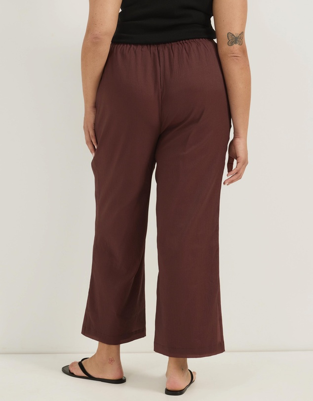 Atmos&Here Curvy - Hailey Relaxed Drawcord Organza Pants