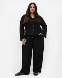 City Chic - Plus size Zoie Long Sleeve Shirt - black