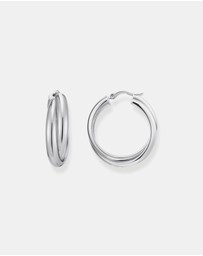 THOMAS SABO - Hoop earrings intertwined design silver