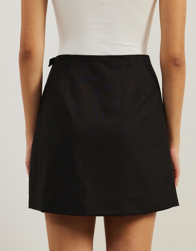Atmos&Here - Zadie Mini Wrap Buckle Skirt