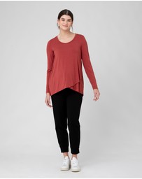 Ripe Maternity - Raw Edge Nursing Top
